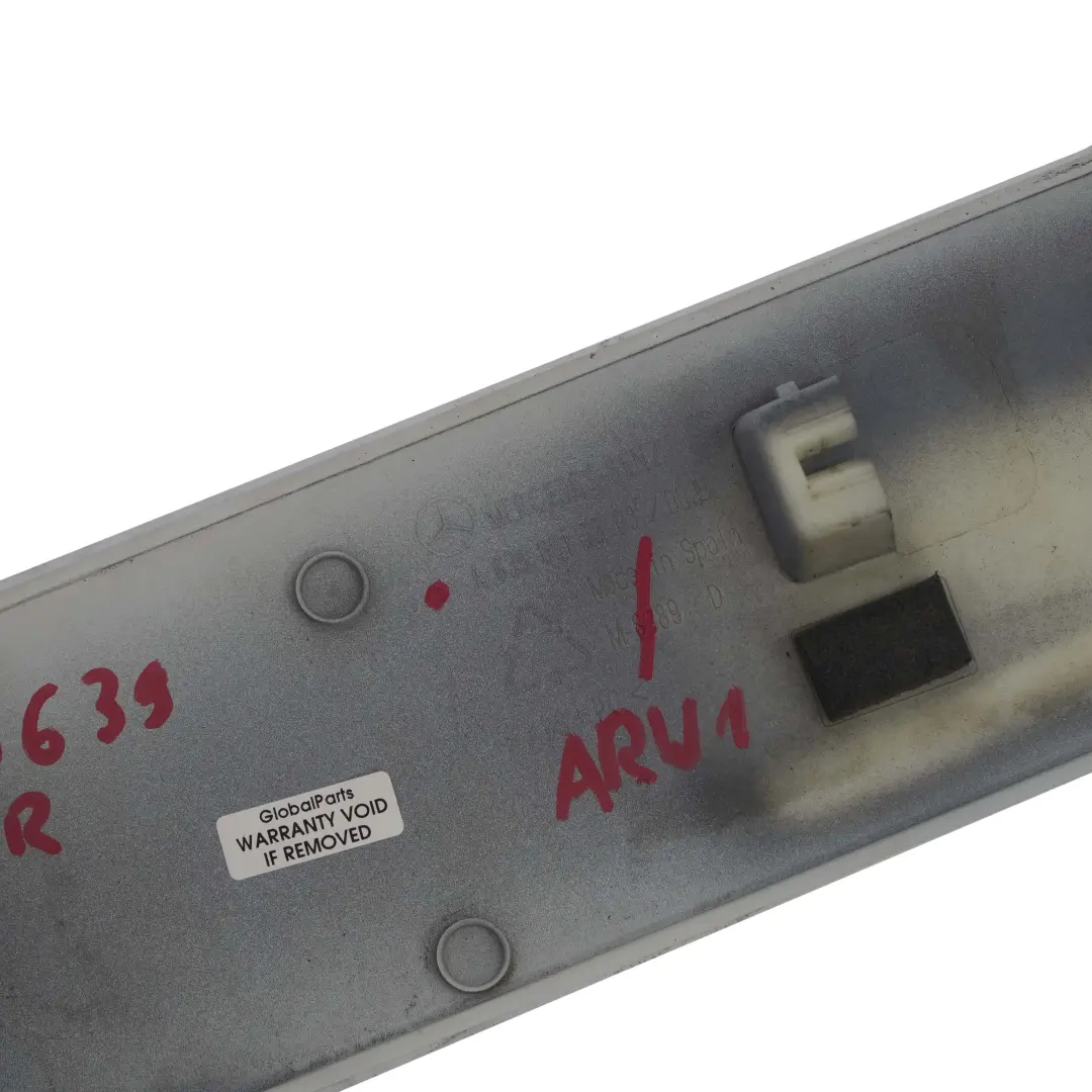 Mercedes Vito W639 Rail Trim Rear Right O/S Sliding Door Middle Panel White - SKU A6396913308-ARW1 - Part number A6396913308