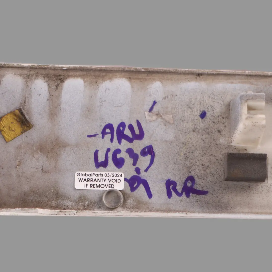 Mercedes W639 Side Rail Cover Rear Right O/S Arctic White - 9147 - SKU A6396913308-ARW - Part number A6396913308