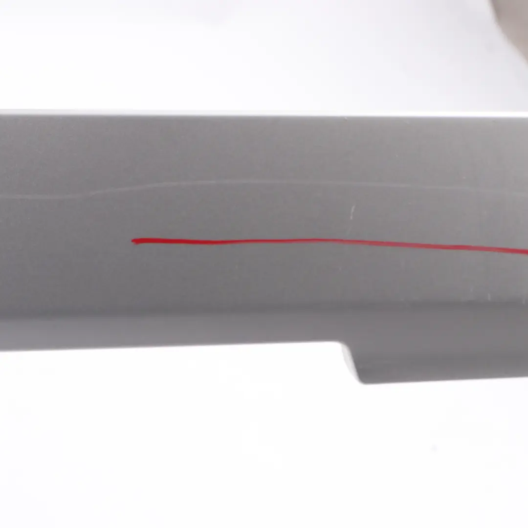 Mercedes Vito W639 Rail Trim Rear Left Sliding Door Panel Brilliant Silver - SKU A6396913408-BRS - Part number A6396913408