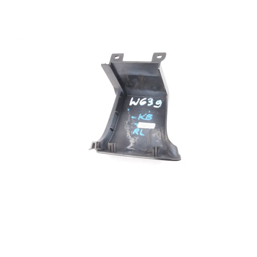 Mercedes Vito W639 Rear Bumper Corner Edge Left N/S Trim Obsidian Black - 197 - SKU A6396940725-OB - Part number A6396940725