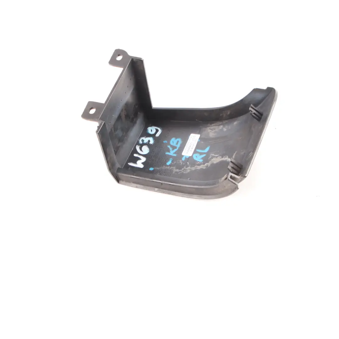 Mercedes Vito W639 Paraurti Posteriore Bordo Angolare Sinistro Nero Ossidiana - SKU A6396940725-OB - Numero di parte A6396940725