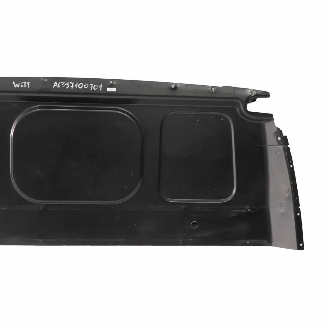 Panneau Séparation Arrière Recouvrement Supérieur pour Mercedes Vito W639 à propos du numéro de pièce A6397100701 Mercedes Vito W639 Panneau Séparation Arrière Recouvrement Supérieur - SKU A6397100701 - Numéro de pièce A6397100701