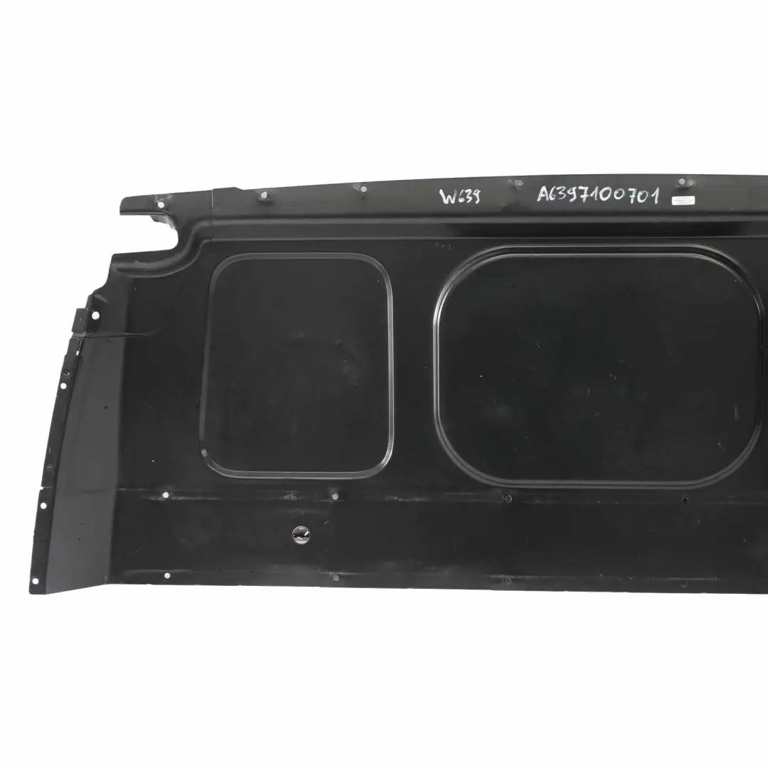 Mercedes Vito W639 Panel Separador Trasero Cubierta Superior - SKU A6397100701 - Número de pieza A6397100701