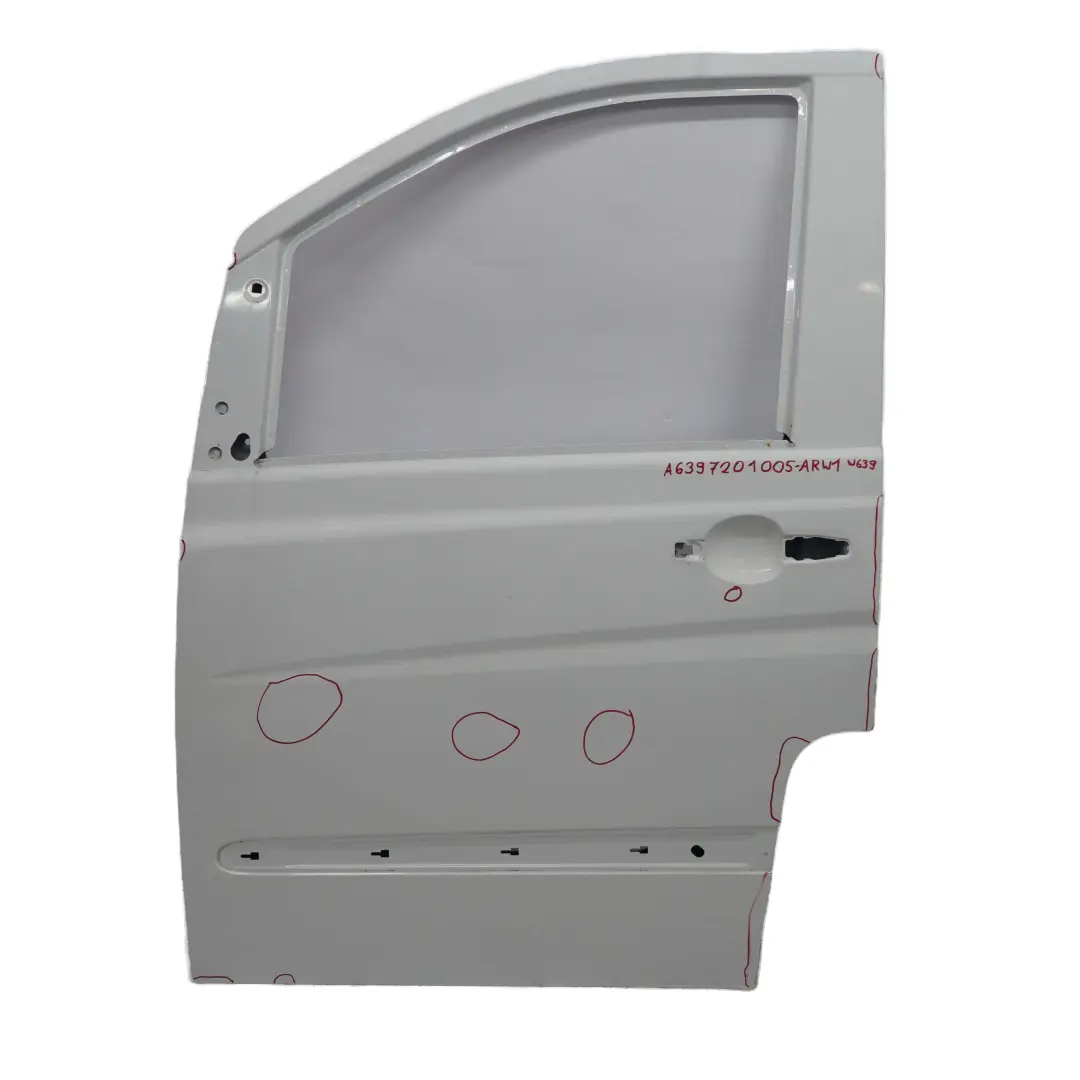 Mercedes Vito W639 Door Front Left Panel Shell N/S Arctic White - 9147 - SKU A6397201005-ARW1 - Part number A6397201005