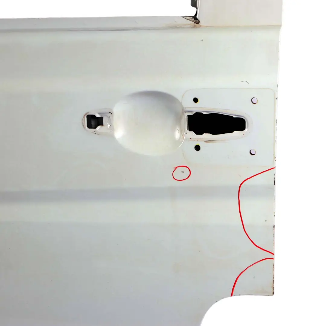 Door Front Left Panel Shell N/S Arctic White - 9147 to Mercedes Vito W639 with Part number A6397201005 Mercedes Vito W639 Door Front Left Panel Shell N/S Arctic White - 9147 - SKU A6397201005-ARW - Part number A6397201005