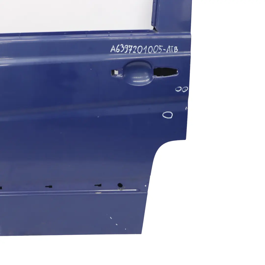 Door Front Left N/S Atlantis Blue - 373 to Mercedes Vito W639 with Part number A6397201005 Mercedes Vito W639 Door Front Left N/S Atlantis Blue - 373 - SKU A6397201005-ATB - Part number A6397201005