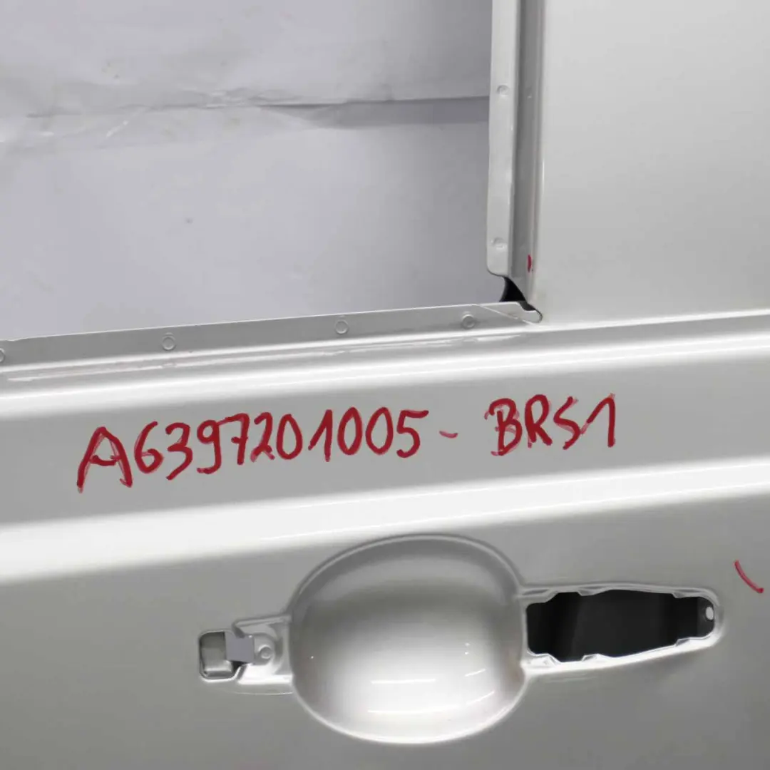 Mercedes Vito W639 Door Front Left Panel Shell N/S Brilliant Silver - 9744 - SKU A6397201005-BRS1 - Part number A6397201005