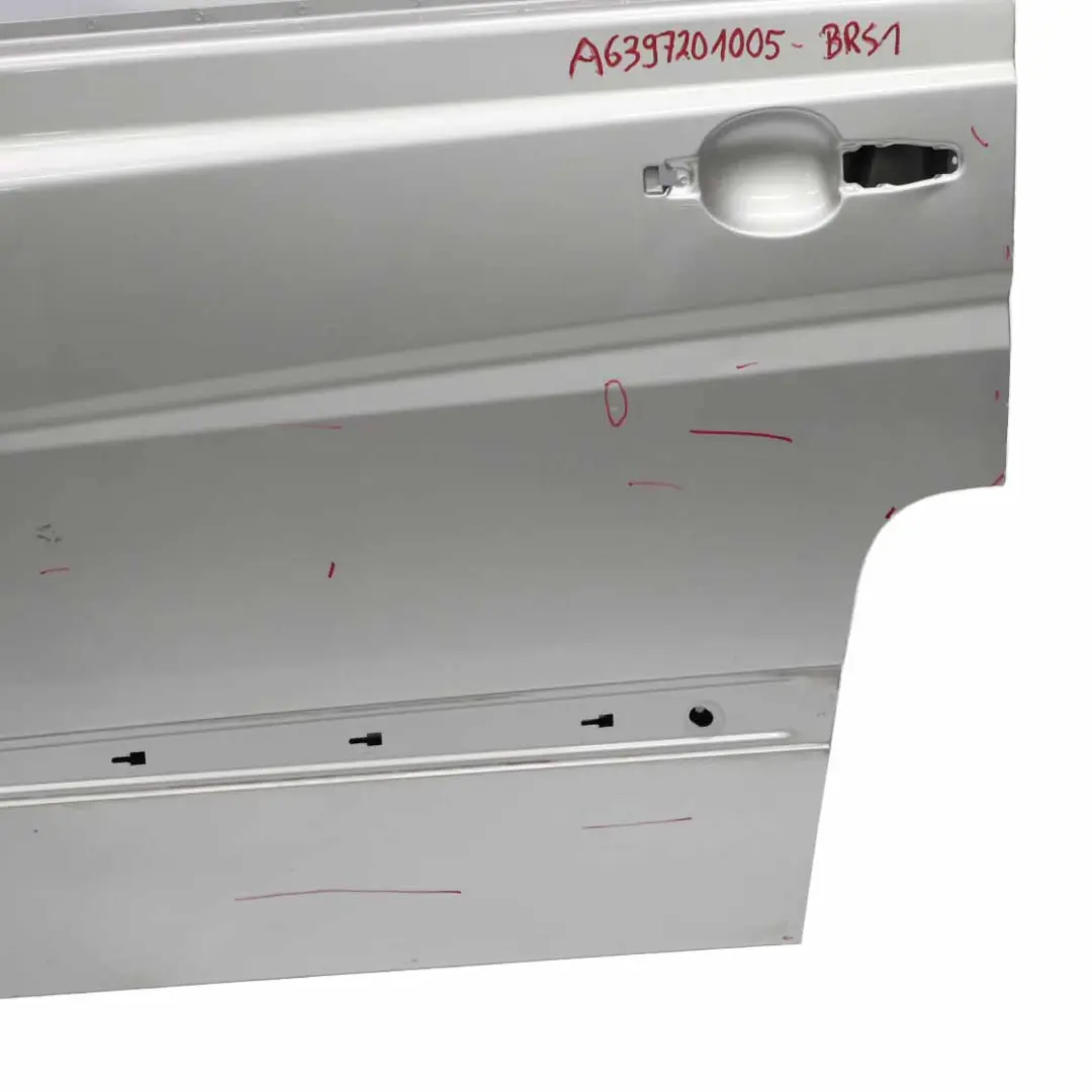 Mercedes Vito W639 Door Front Left Panel Shell N/S Brilliant Silver - 9744 - SKU A6397201005-BRS1 - Part number A6397201005
