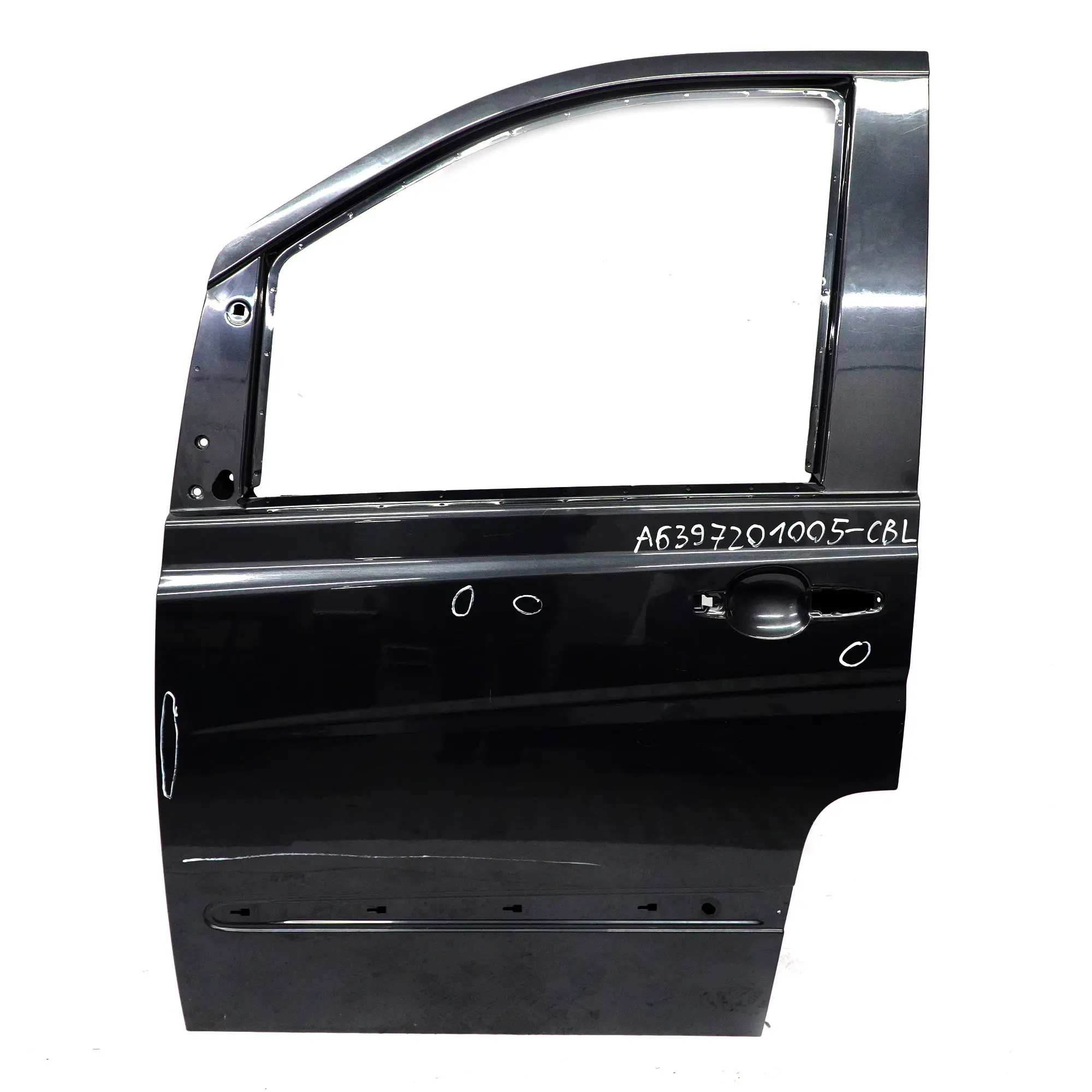 Mercedes Vito W639 Door Front Left N/S Carbon Black - 040