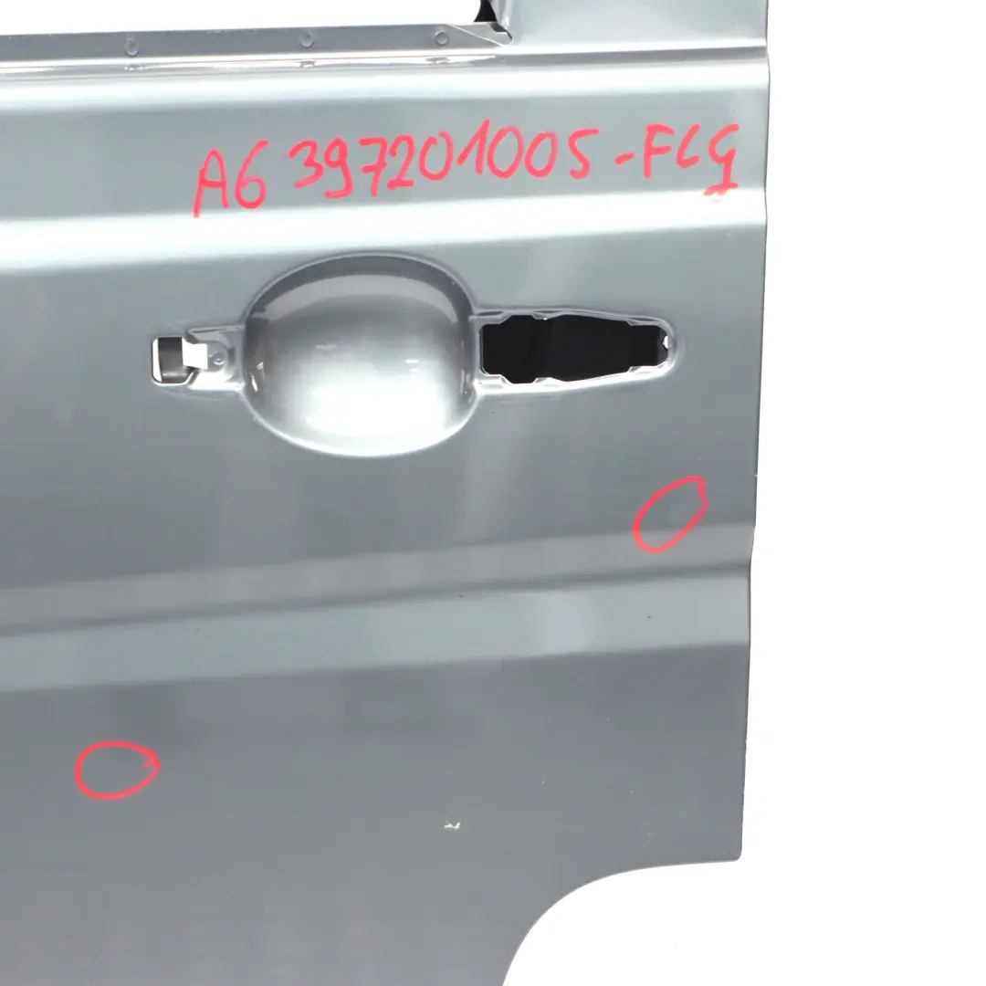 Mercedes Vito W639 Door Front Left N/S Flint Grey Metallic - 368 - SKU A6397201005-FLG - Part number A6397201005