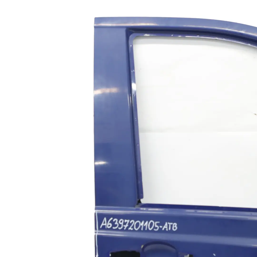 Panneau de recouvrement avant droite Bleu Atlantis - 373 pour Mercedes Vito W639 à propos du numéro de pièce A6397201105 Mercedes Vito W639 Panneau de recouvrement avant droite Bleu Atlantis - 373 - SKU A6397201105-ATB - Numéro de pièce A6397201105