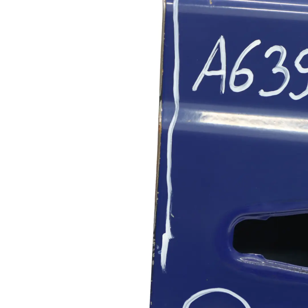 Door Front Right O/S Cover Panel Atlantis Blue - 373 to Mercedes Vito W639 with Part number A6397201105 Mercedes Vito W639 Door Front Right O/S Cover Panel Atlantis Blue - 373 - SKU A6397201105-ATB - Part number A6397201105