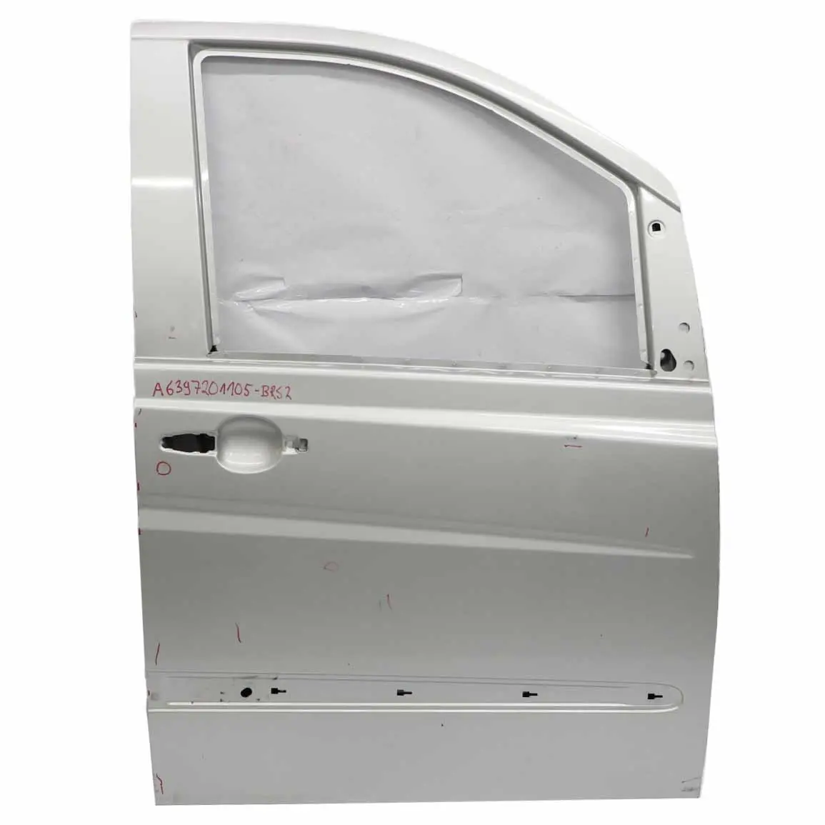 Mercedes Vito W639 Door Front Right O/S Cover Brilliant Silver Metallic - 9744