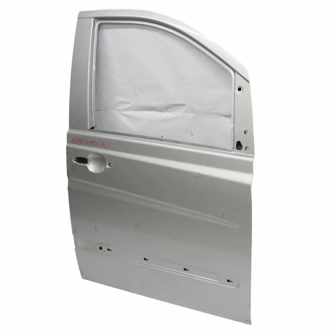 Mercedes Vito W639 Door Front Right O/S Cover Brilliant Silver Metallic - 9744 - SKU A6397201105-BRS2 - Part number A6397201105