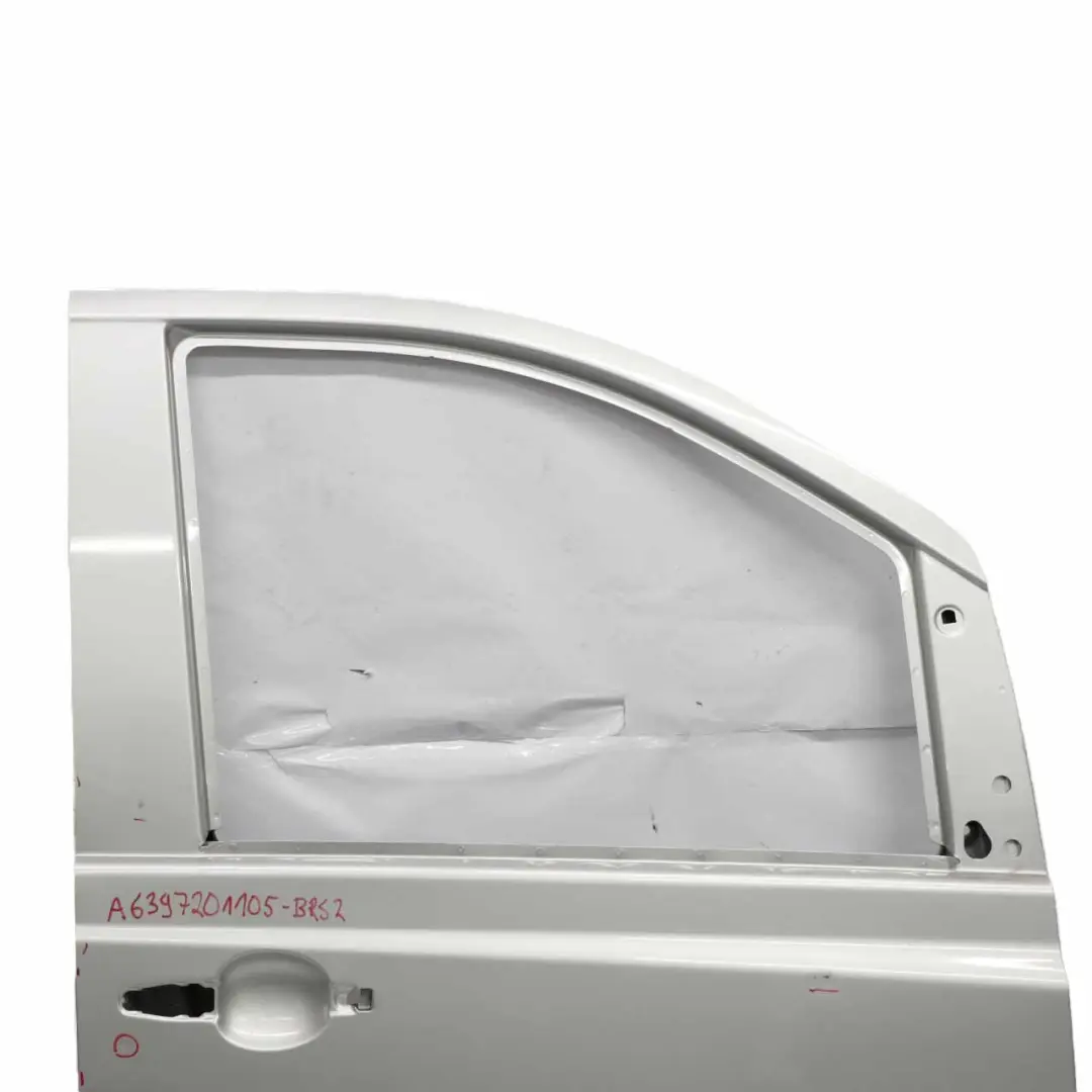 Mercedes Vito W639 Door Front Right O/S Cover Brilliant Silver Metallic - 9744 - SKU A6397201105-BRS2 - Part number A6397201105
