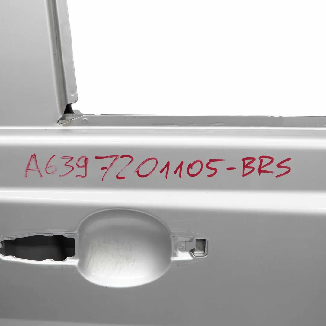 Door Front Right O/S Cover Brilliant Silver Metallic - 9744 to Mercedes Vito W639 with Part number A6397201105 Mercedes Vito W639 Door Front Right O/S Cover Brilliant Silver Metallic - 9744 - SKU A6397201105-BRS - Part number A6397201105