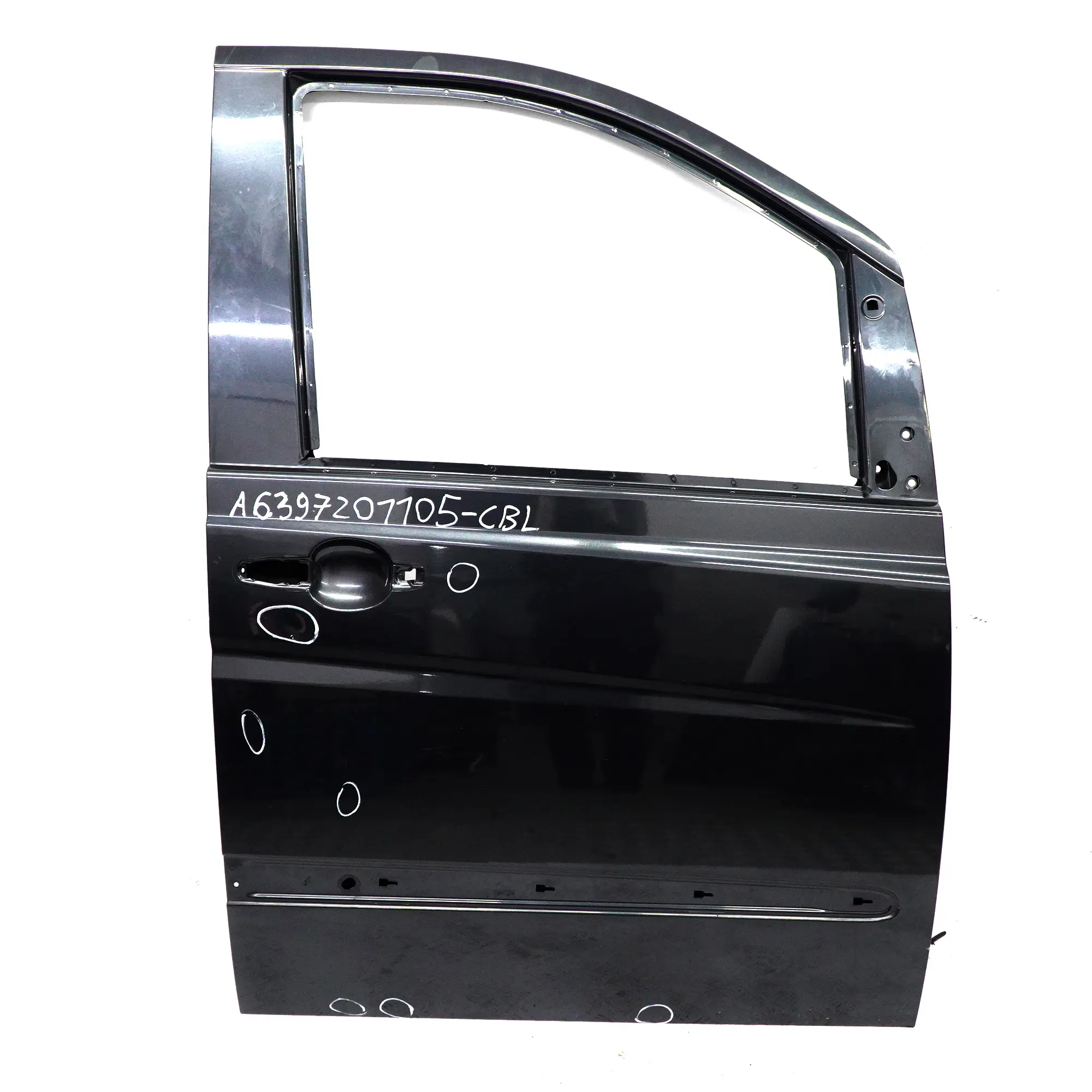 Mercedes Vito W639 Porta anteriore destra Nero Carbonio - 040