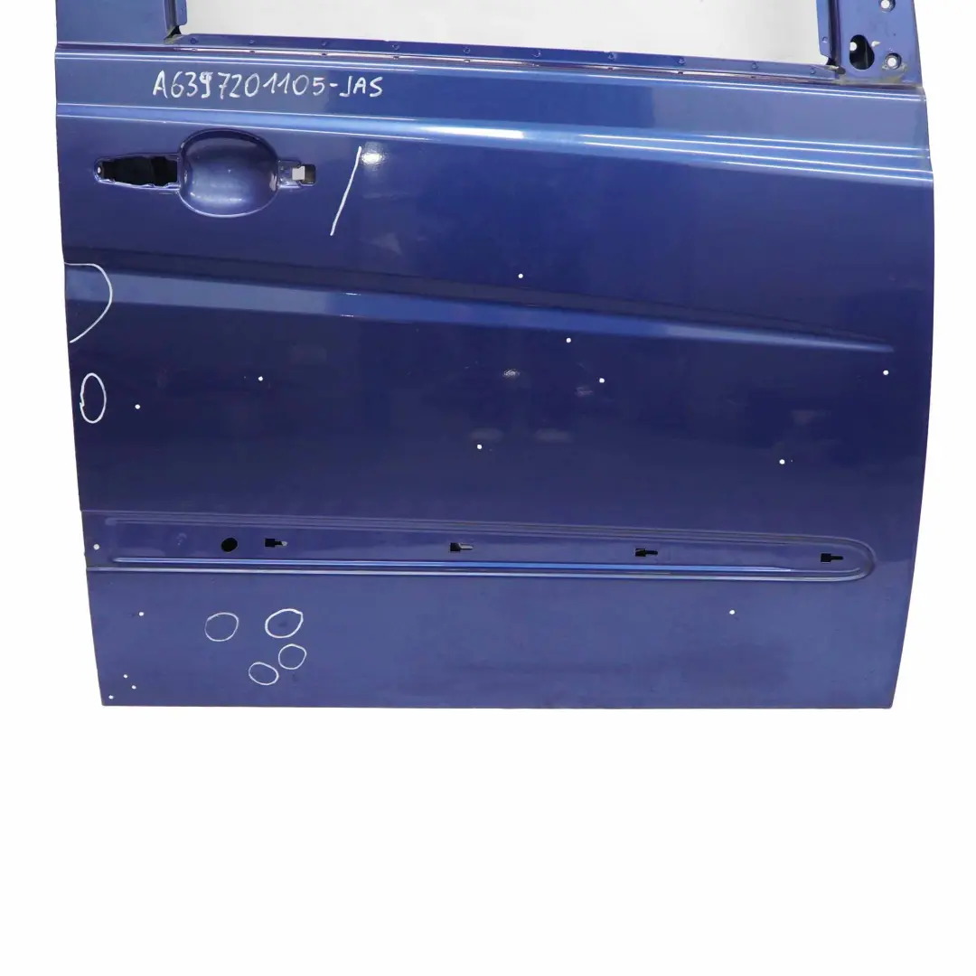 Mercedes Vito W639 Panneau Recouvrement Porte Avant Droite Jaspis Bleu - 5345 - SKU A6397201105-JAS - Numéro de pièce A6397201105