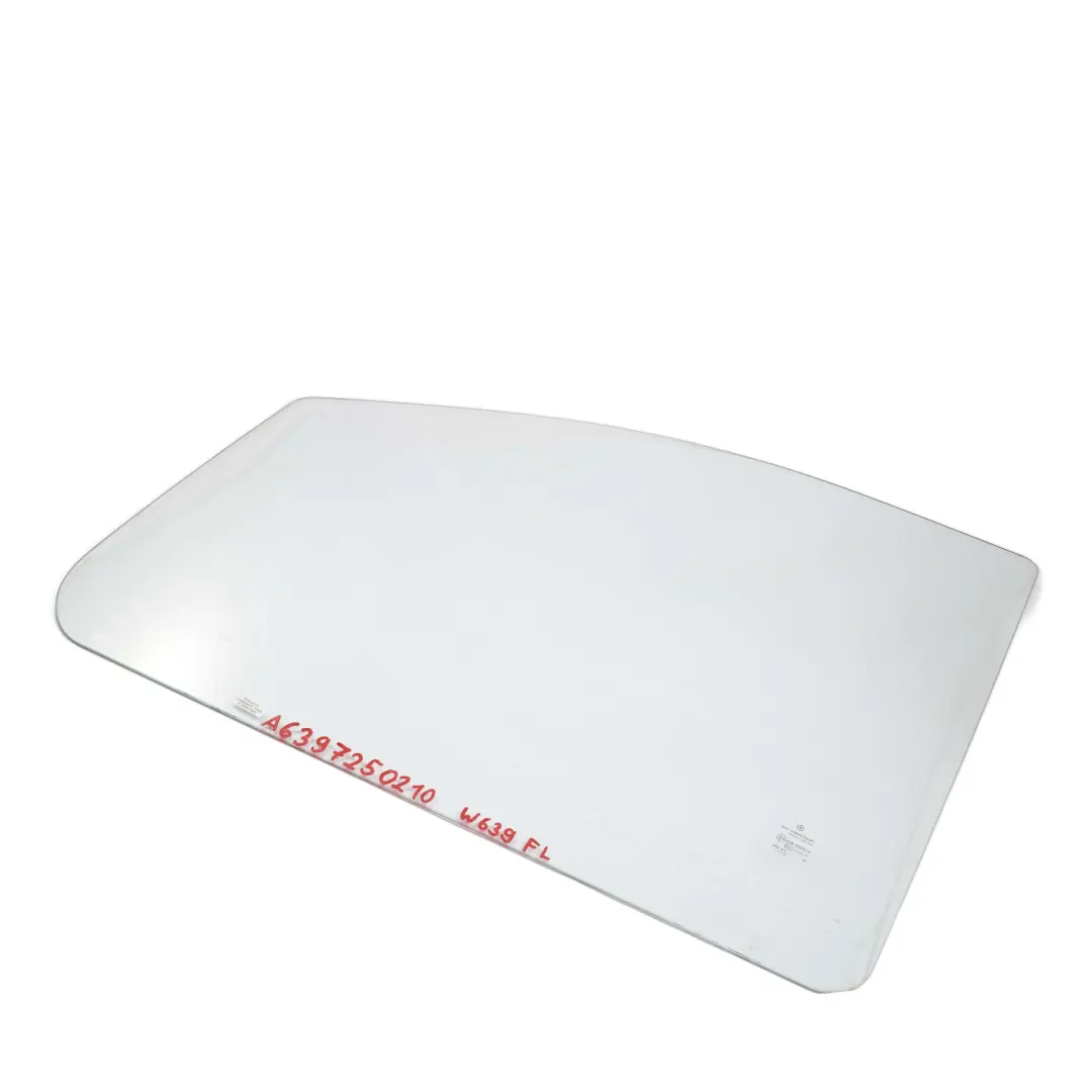 Cristal Puerta Delantera Izquierda Verde AS2 para Mercedes Vito W639 con número de pieza A6397250210 Mercedes Vito W639 Cristal Puerta Delantera Izquierda Verde AS2 - SKU A6397250210 - Número de pieza A6397250210