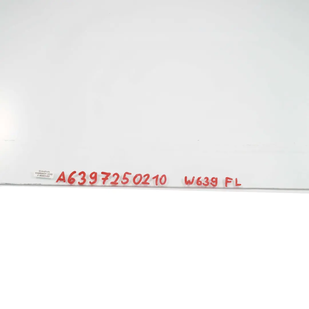 Vetro Porta Anteriore Sinistra N/S Verde As2 per Mercedes Vito W639 con numero di parte A6397250210 Mercedes Vito W639 Vetro Porta Anteriore Sinistra N/S Verde As2 - SKU A6397250210 - Numero di parte A6397250210