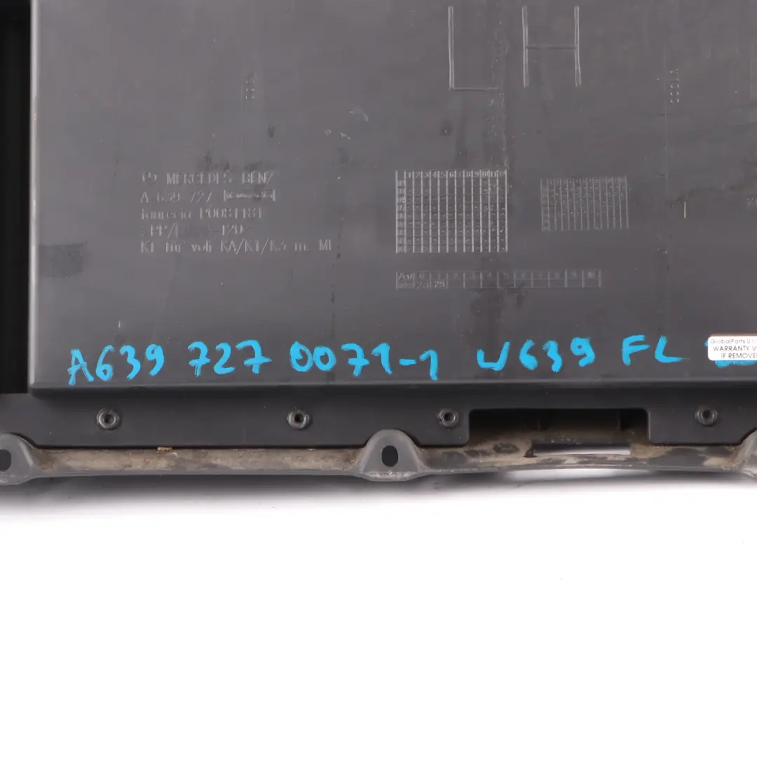 Mercedes Vito W639 Door Card Front Left N/S Trim Panel Covering Black - SKU A6397270071-1 - Part number A6397270071