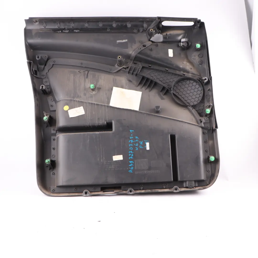 Mercedes Vito W639 Door Card Front Right O/S Trim Panel Covering Anthracite - SKU A6397270171-1 - Part number A6397270171