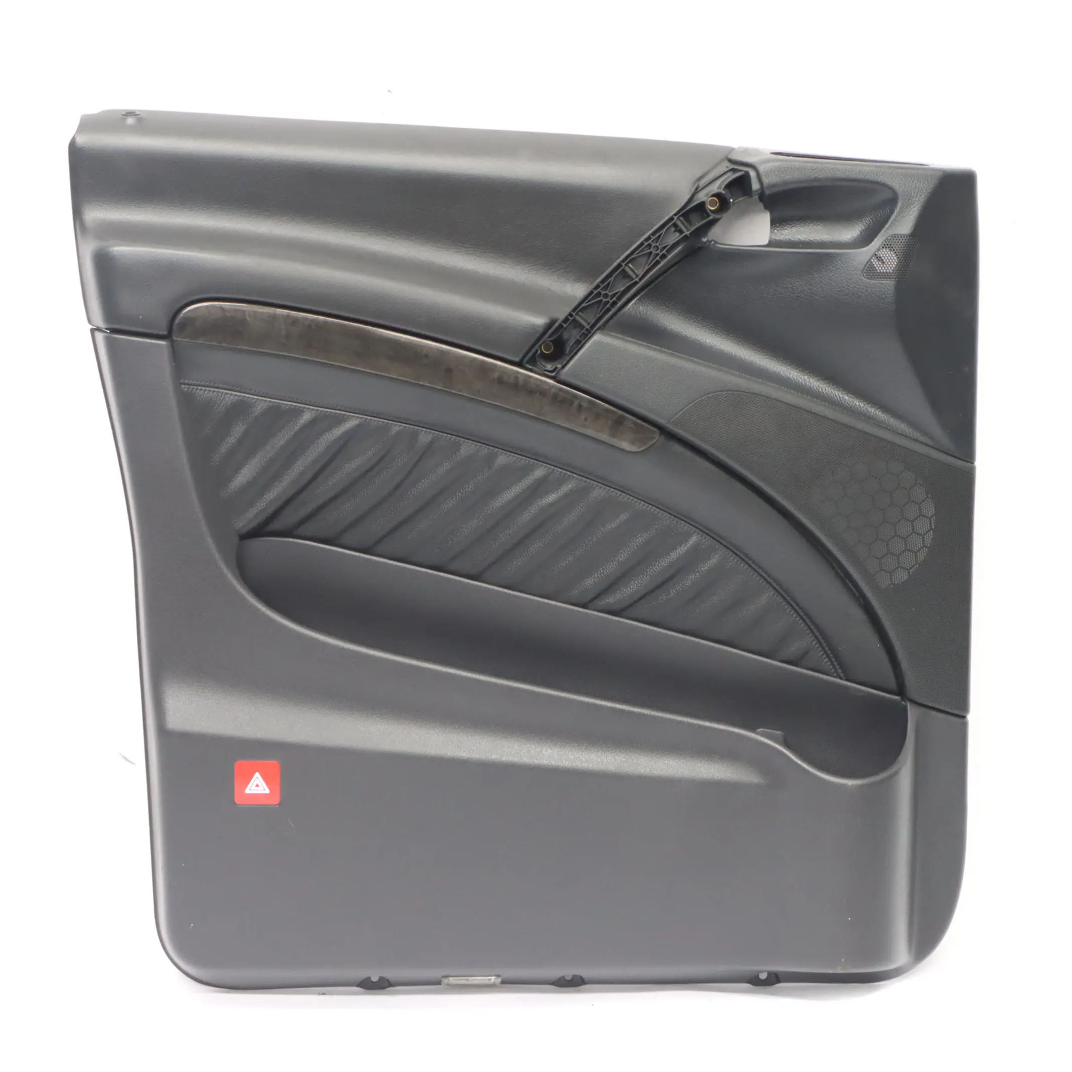 Mercedes Vito W639 Scheda Porta Anteriore Sinistra Rivestimento Pelle Nera