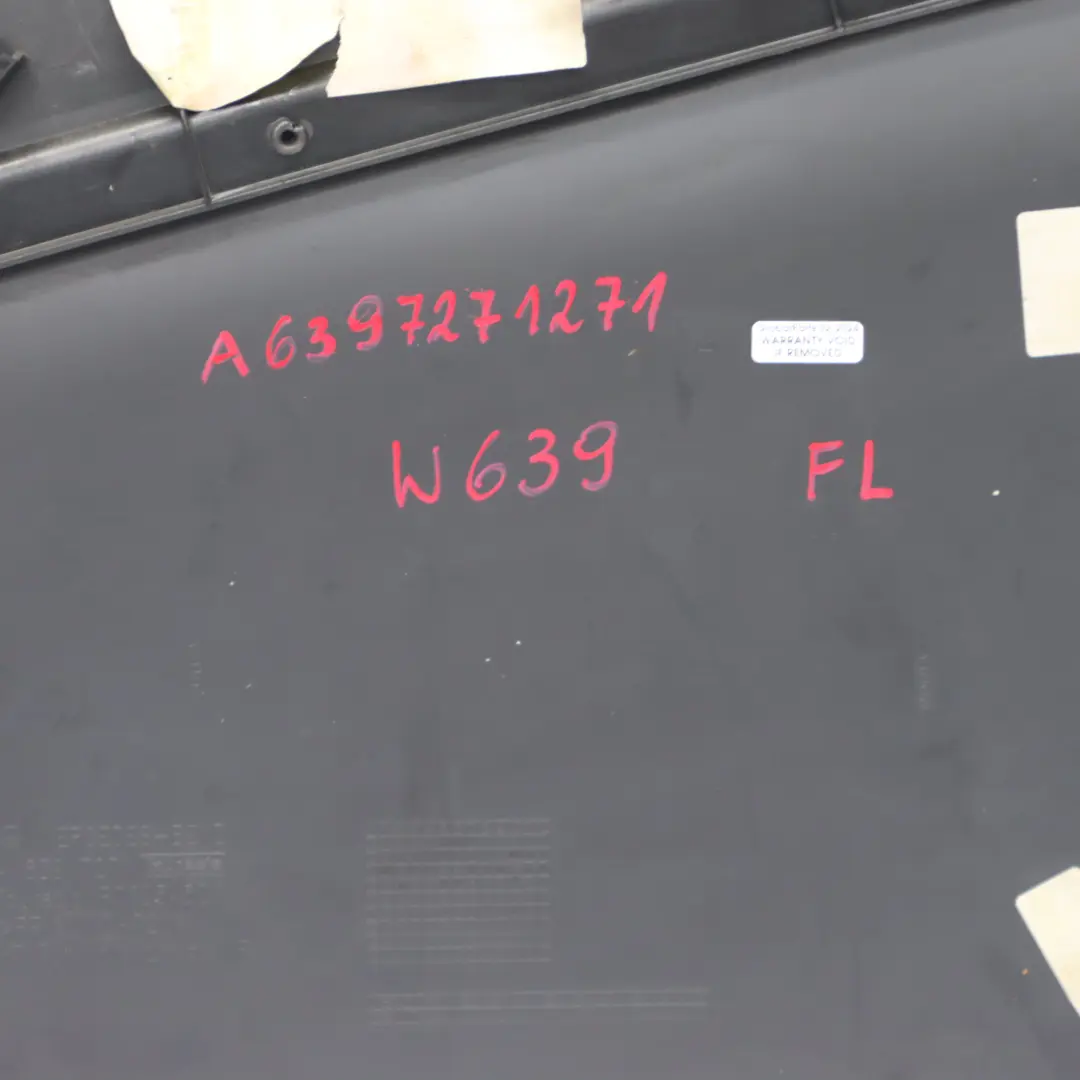 Mercedes Vito W639 Scheda Porta Anteriore Sinistra Rivestimento Pelle Nera - SKU A6397271271 - Numero di parte A6397271271