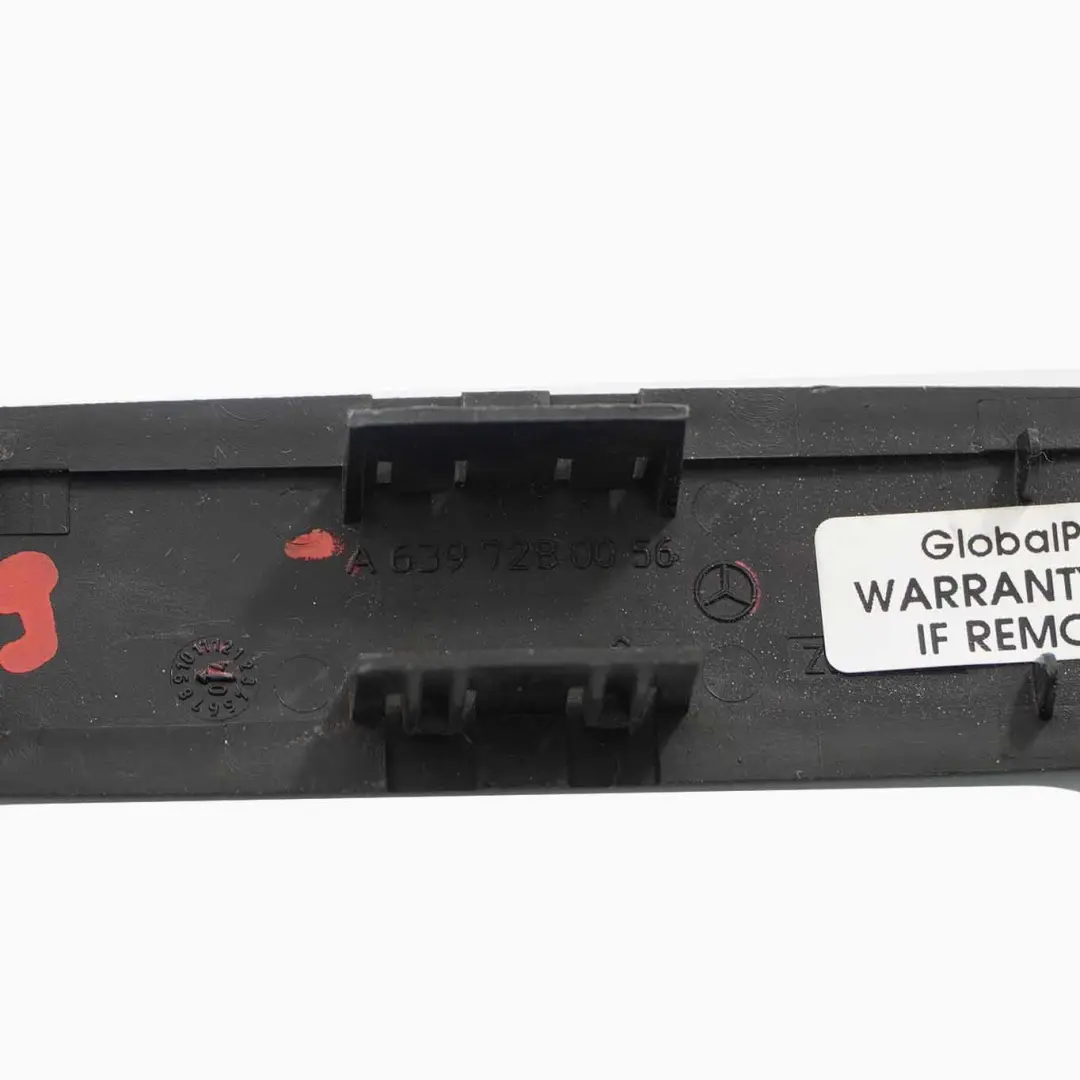 Tarjeta de Puerta Delantera Izquierda Derecha Cubierta para Mercedes W639 con número de pieza A6397280056 Mercedes W639 Tarjeta de Puerta Delantera Izquierda Derecha Cubierta - SKU A6397280056 - Número de pieza A6397280056