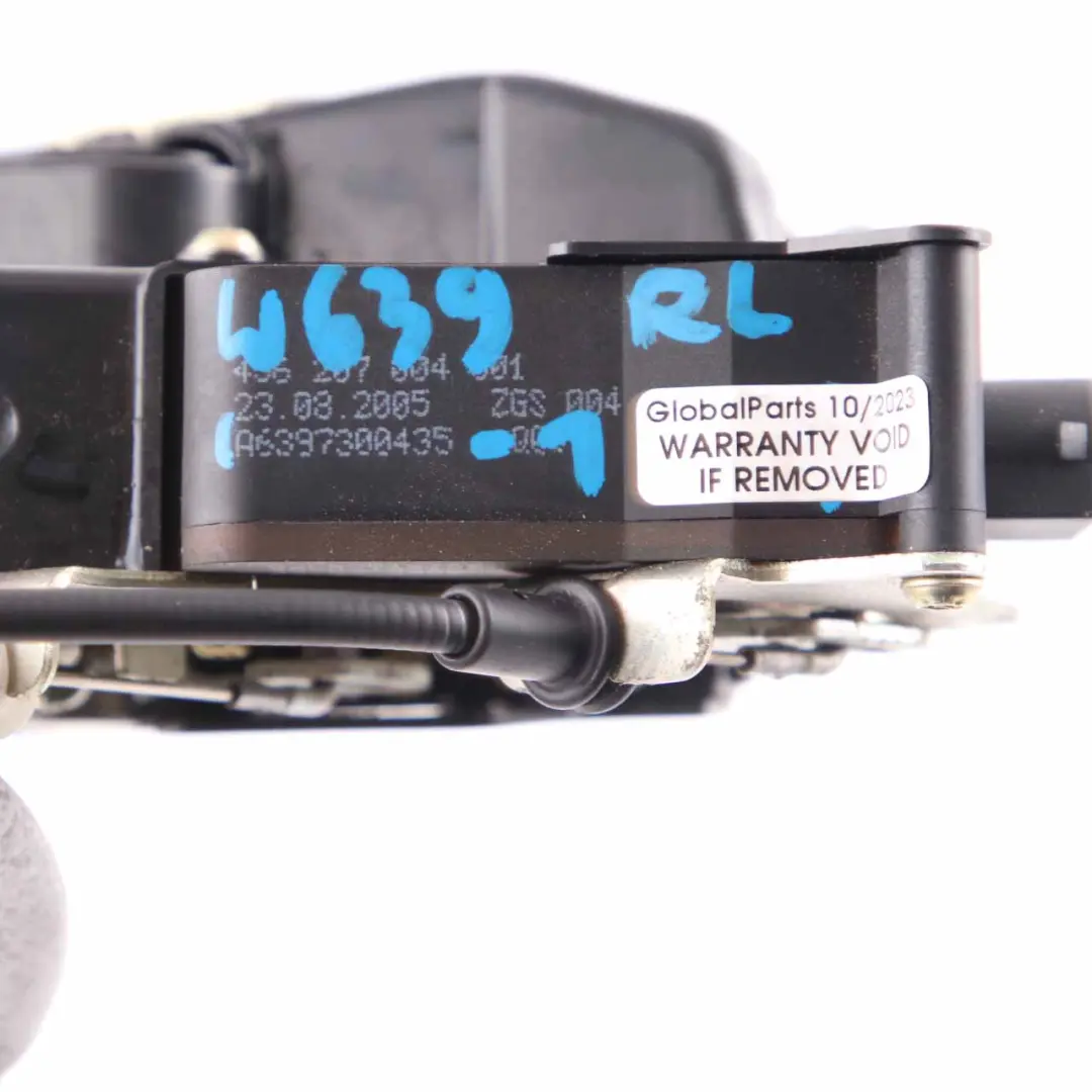 Left N/S Sliding Door Lock Mechanism to Mercedes Vito W639 Rear with Part number A6397300435 Mercedes Vito W639 Rear Left N/S Sliding Door Lock Mechanism - SKU A6397300435-1 - Part number A6397300435