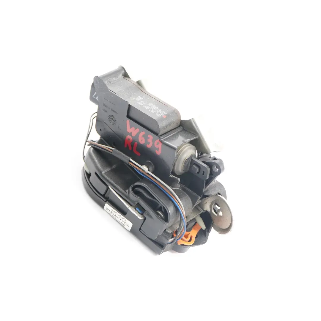 Corredera Puerta Cerradura Actuador Mecanismo Trasera Izquierda para Mercedes W639 con número de pieza A6397300835 Mercedes W639 Corredera Puerta Cerradura Actuador Mecanismo Trasera Izquierda - SKU A6397300835 - Número de pieza A6397300835