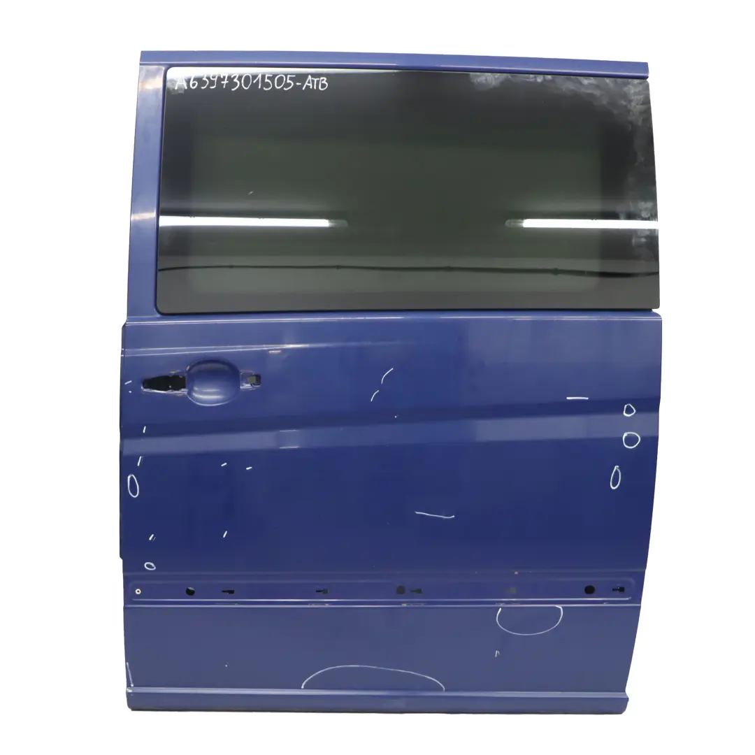 Mercedes Vito Viano W639 Sliding Door Side Rear Left N/S Atlantis Blue - 373 - SKU A6397301505-ATB - Part number A6397301505