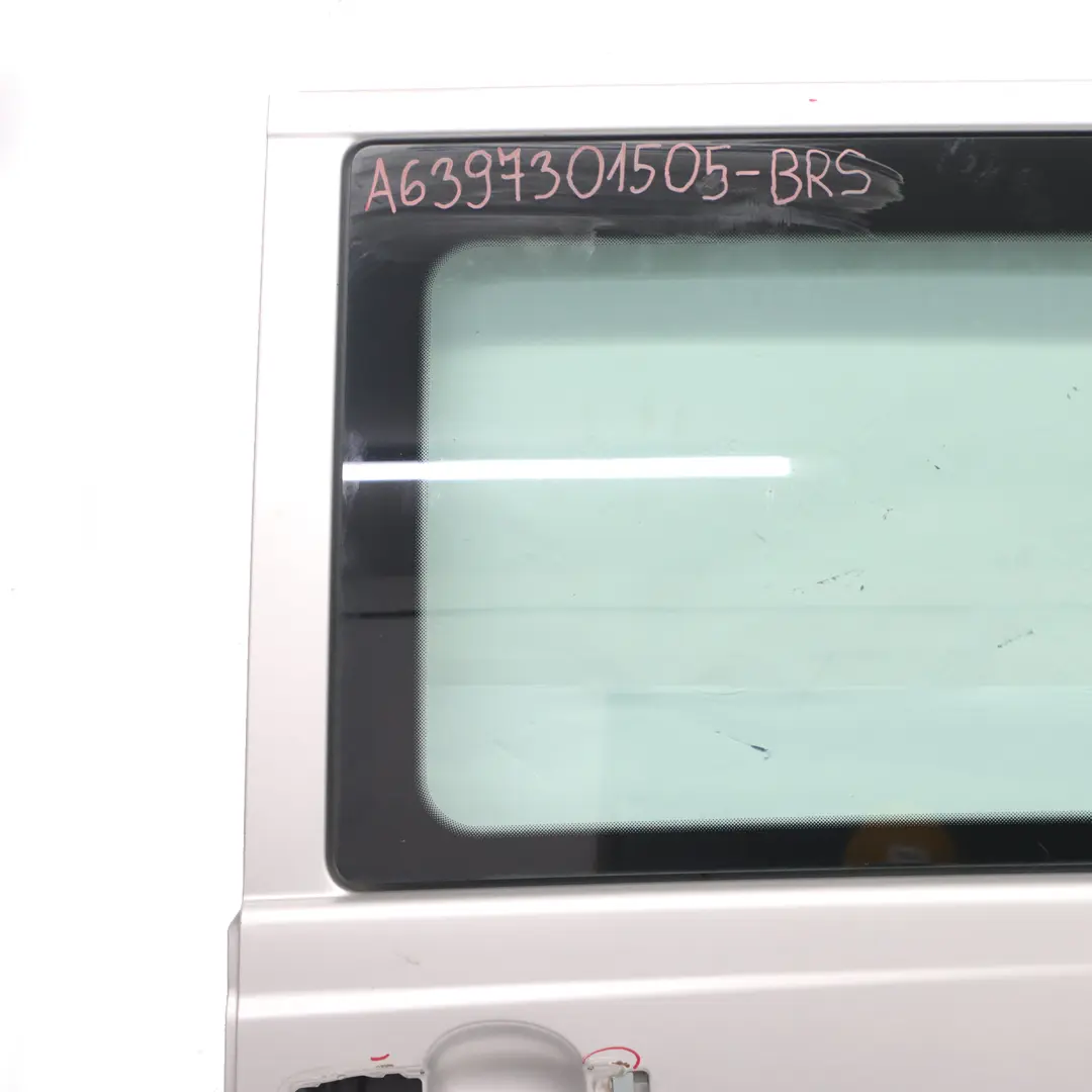 Sliding Door Side Rear Left N/S Brilliant Silver 9744 to Mercedes Vito Viano W639 with Part number A6397301505 Mercedes Vito Viano W639 Sliding Door Side Rear Left N/S Brilliant Silver 9744 - SKU A6397301505-BRS - Part number A6397301505