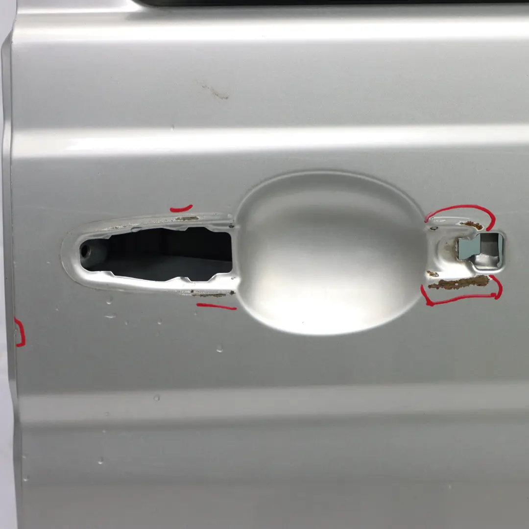 Mercedes Vito Viano W639 Sliding Door Side Rear Left N/S Brilliant Silver 9744 - SKU A6397301505-BRS - Part number A6397301505