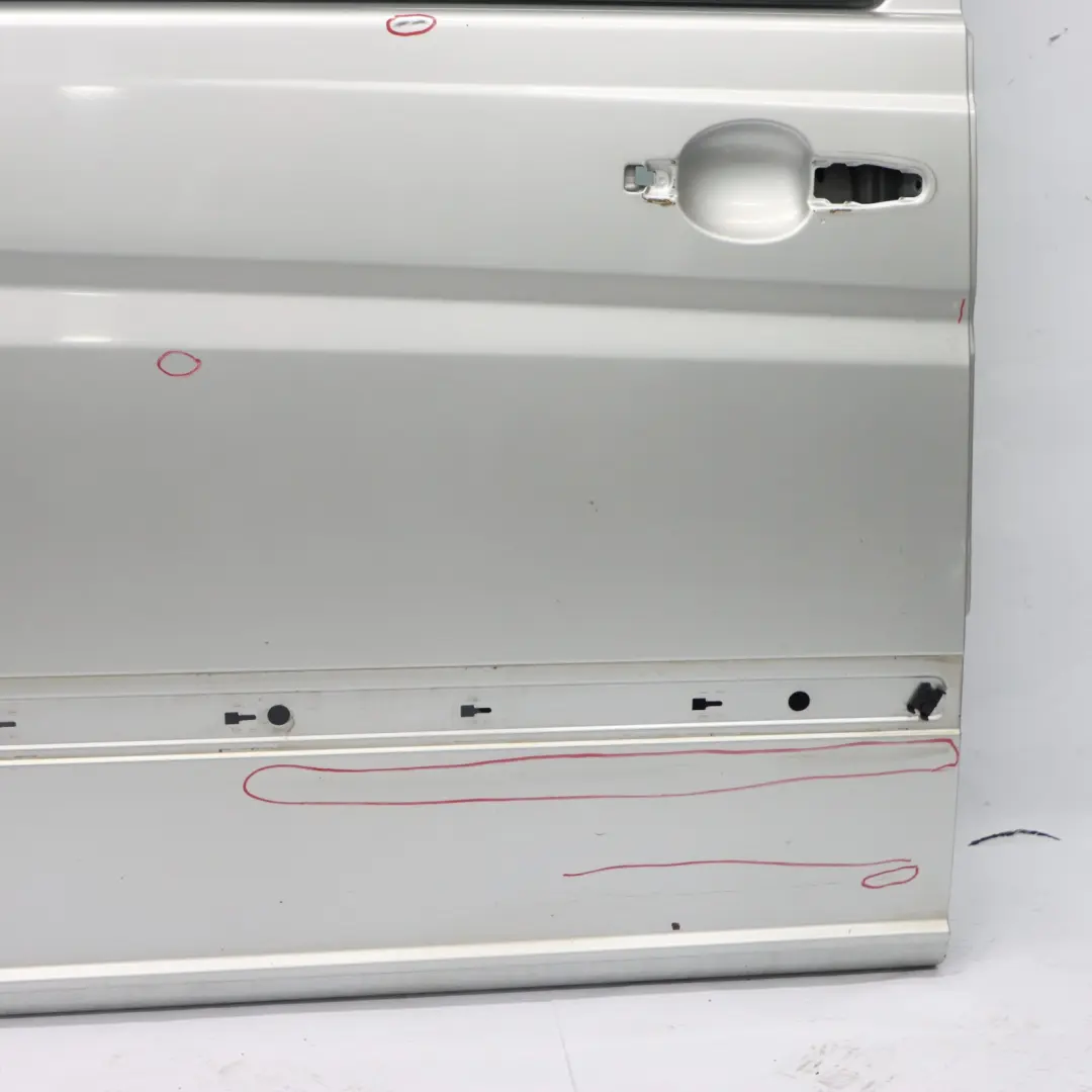 Mercedes Vito Viano W639 Sliding Door Side Rear Right O/S Brilliant Silver 9744 - SKU A6397301605-BRS - Part number A6397301605