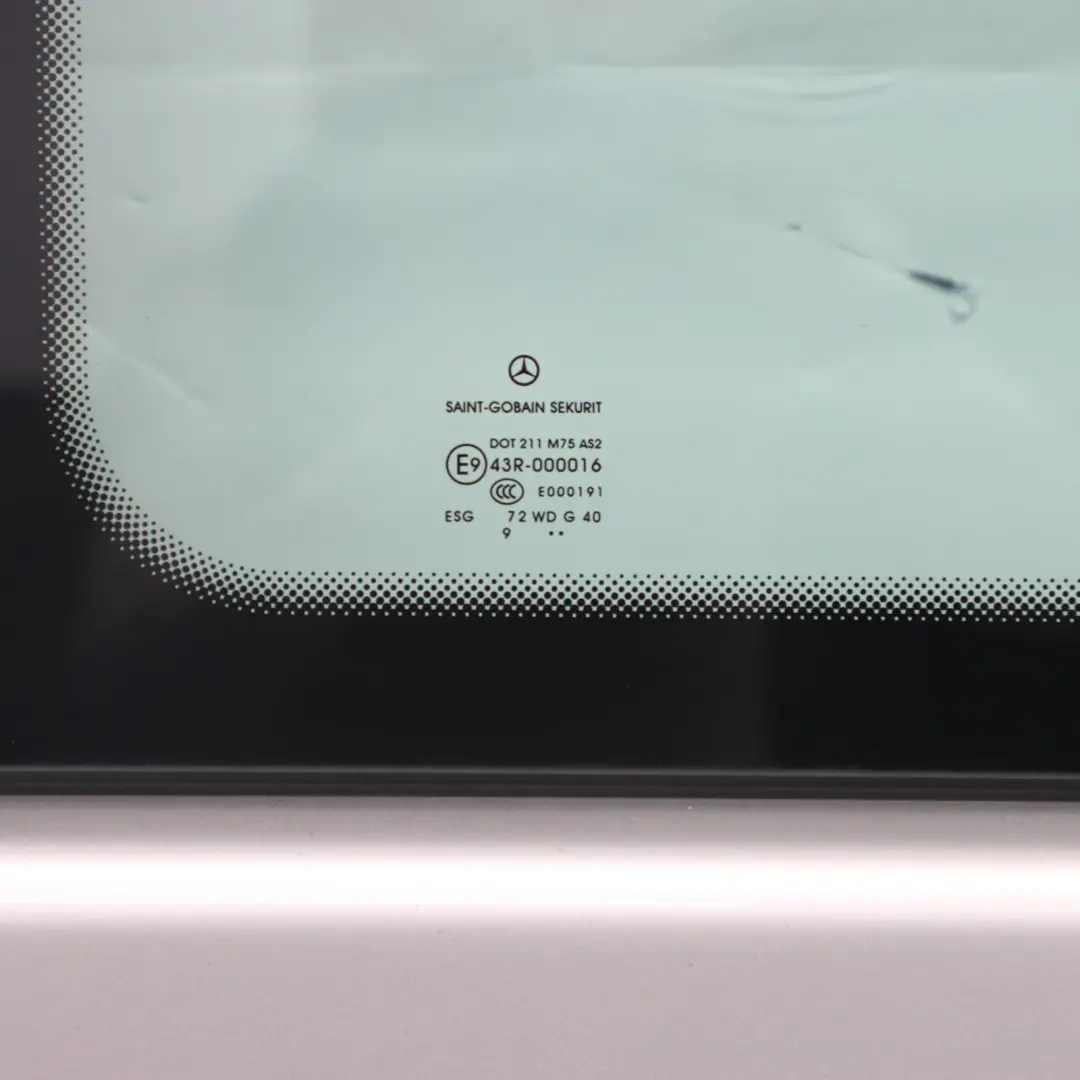 Mercedes Vito Viano W639 Sliding Door Side Rear Right O/S Brilliant Silver 9744 - SKU A6397301605-BRS - Part number A6397301605