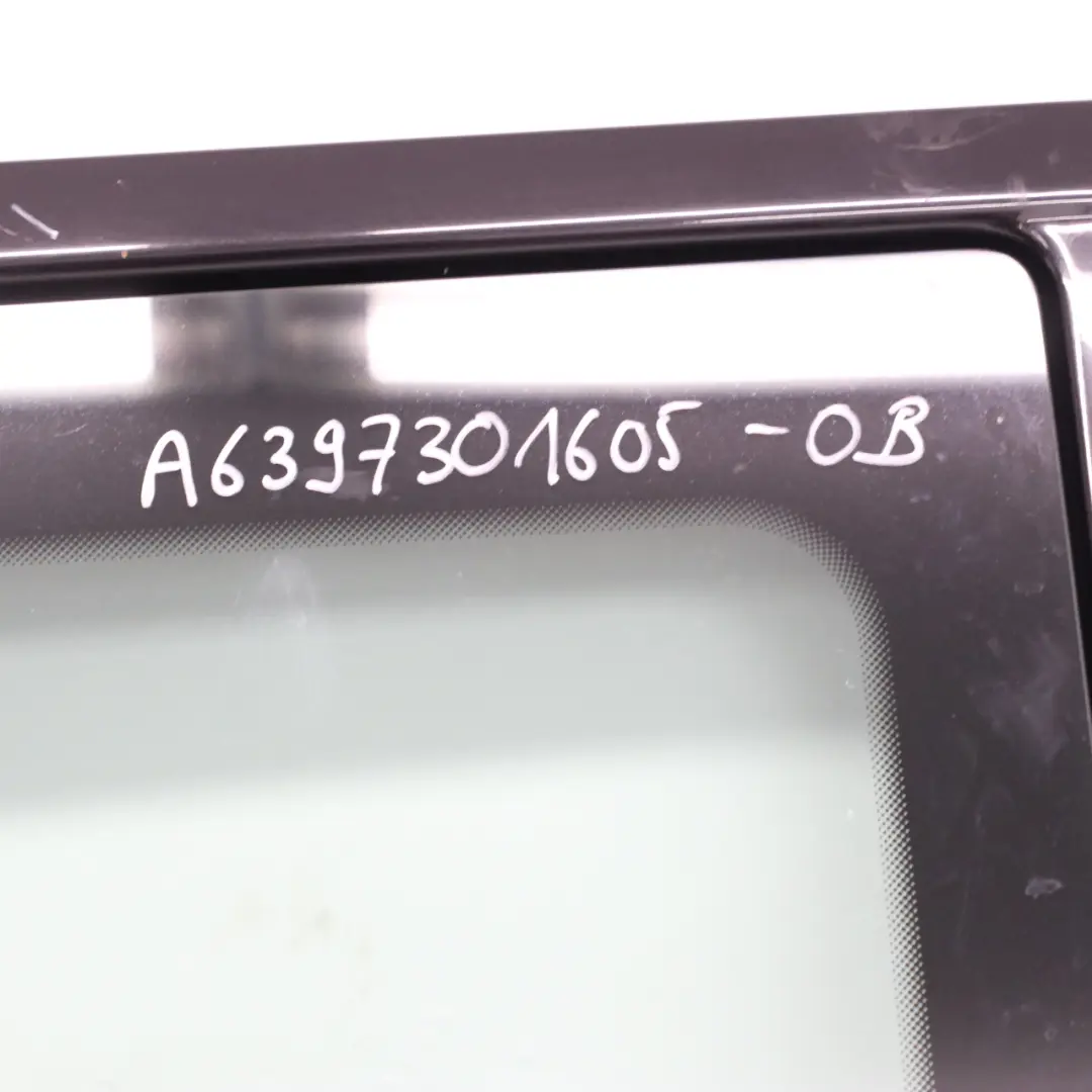 Sliding Door Side Rear Right O/S Obsidian Black - 197 to Mercedes Vito Viano W639 with Part number A6397301605 Mercedes Vito Viano W639 Sliding Door Side Rear Right O/S Obsidian Black - 197 - SKU A6397301605-OB - Part number A6397301605