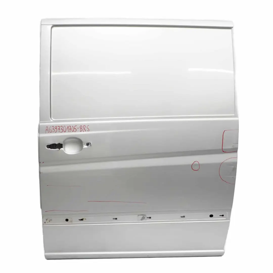 Sliding Door Mercedes Vito Viano W639 Rear Left Door N/S Brilliant Silver - 9744 to with Part number A6397301705 Sliding Door Mercedes Vito Viano W639 Rear Left Door N/S Brilliant Silver - 9744 - SKU A6397301705-BRS - Part number A6397301705