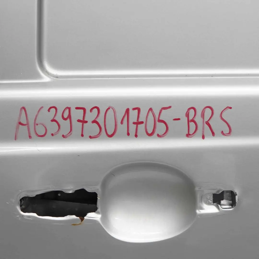 Sliding Door Mercedes Vito Viano W639 Rear Left Door N/S Brilliant Silver - 9744 to with Part number A6397301705 Sliding Door Mercedes Vito Viano W639 Rear Left Door N/S Brilliant Silver - 9744 - SKU A6397301705-BRS - Part number A6397301705
