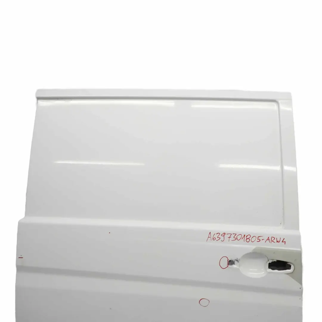Sliding Door Rear Right O/S Arctic White - 9147 to Mercedes Vito Viano W639 Long with Part number A6397301805 Mercedes Vito Viano W639 Long Sliding Door Rear Right O/S Arctic White - 9147 - SKU A6397301805-ARW4 - Part number A6397301805