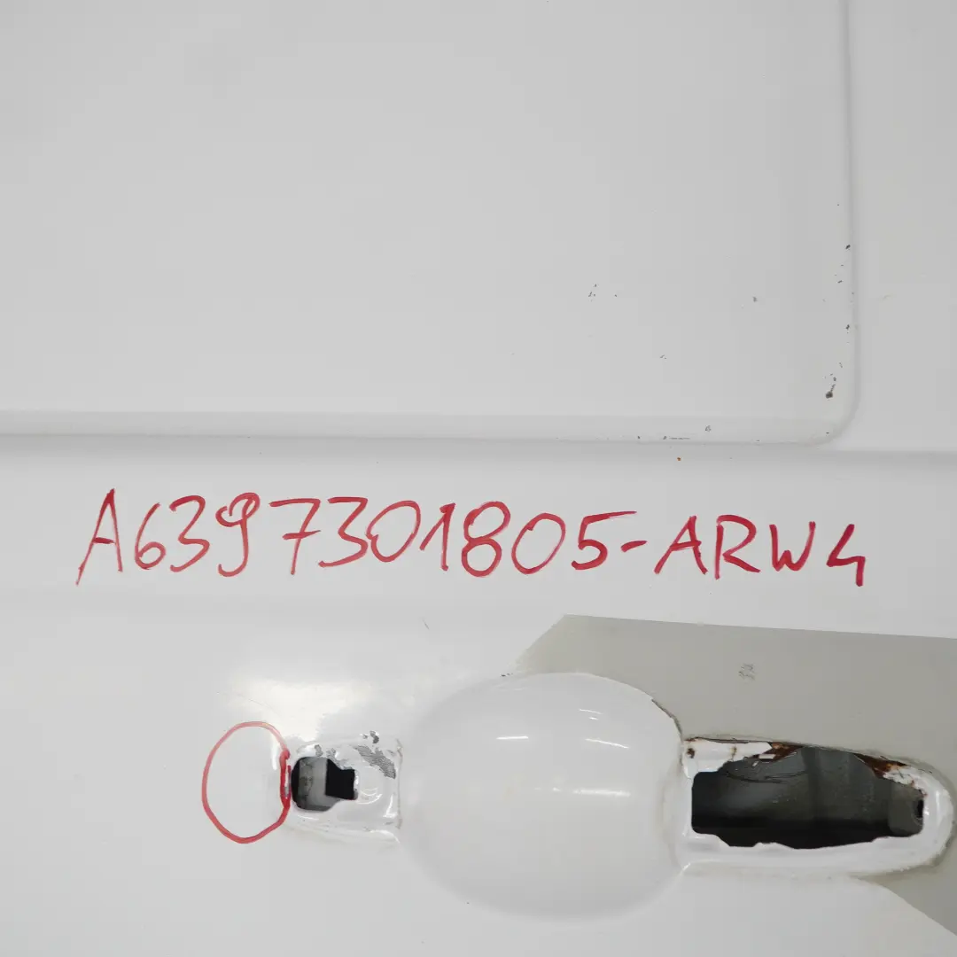 Mercedes W639 Drzwi Boczne Przesuwne Prawy Tył - SKU A6397301805-ARW4 - Numer Części A6397301805