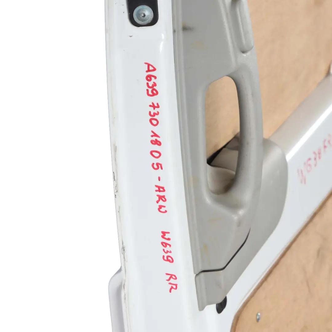 Sliding Door Rear Right O/S Arctic White - 9147 to Mercedes Vito Viano W639 with Part number A6397301805 Mercedes Vito Viano W639 Sliding Door Rear Right O/S Arctic White - 9147 - SKU A6397301805-ARW - Part number A6397301805