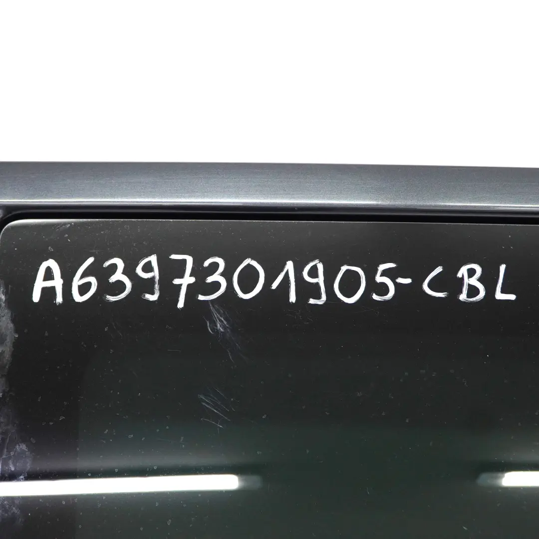 Sliding Door Side Rear Left N/S Carbon Black - 040 to Mercedes Vito Viano W639 with Part number A6397301905 Mercedes Vito Viano W639 Sliding Door Side Rear Left N/S Carbon Black - 040 - SKU A6397301905-CBL - Part number A6397301905