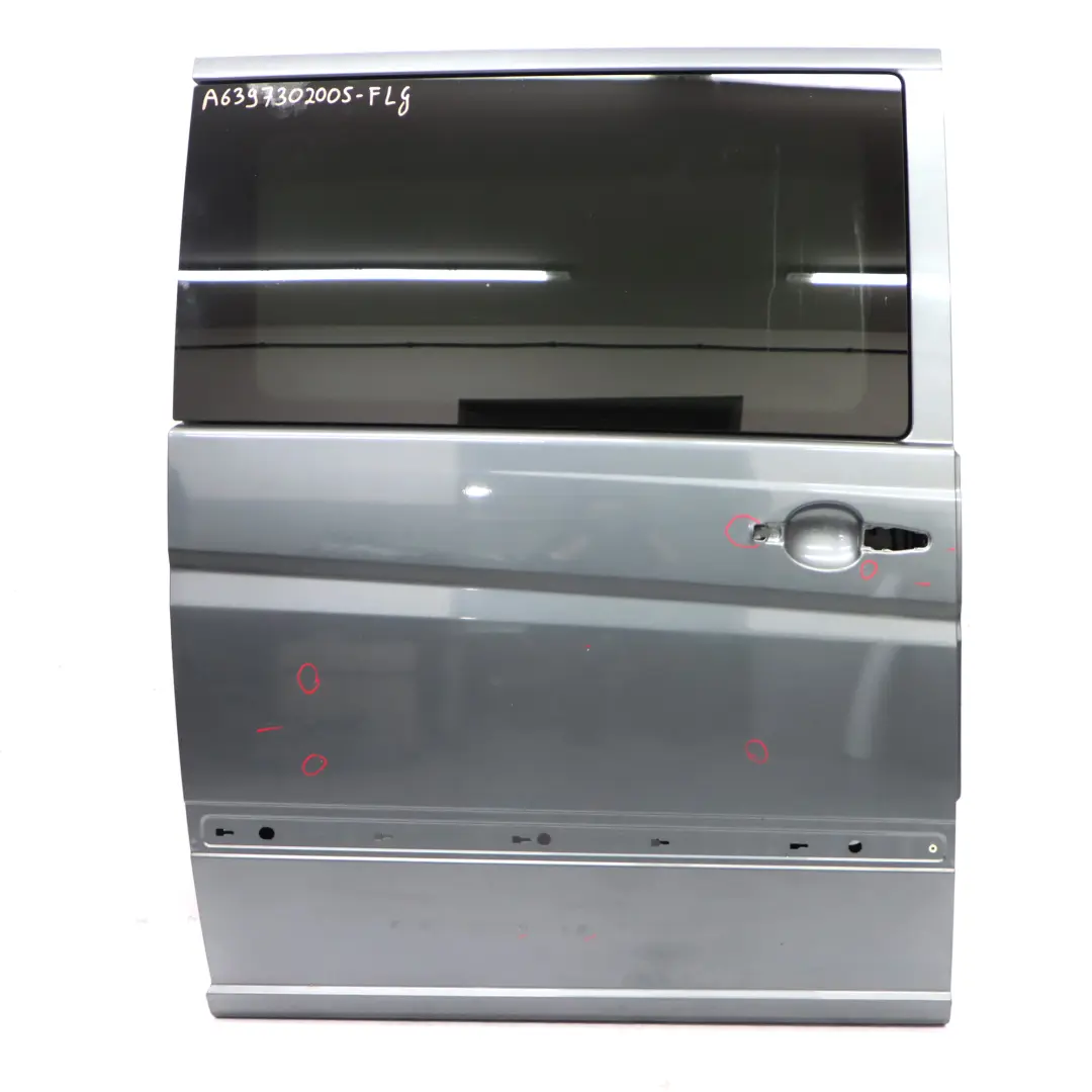 Mercedes Vito W639 Sliding Side Door Rear Right O/S Flint Grey Metallic - 368 - SKU A6397302005-FLG - Part number A6397302005