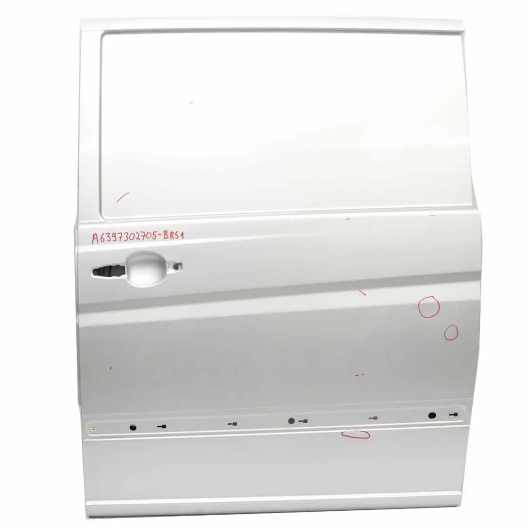 Sliding Door Rear Left N/S Brilliant Silver Metallic - 9744 to Mercedes Vito W639 with Part number A6397302705 Mercedes Vito W639 Sliding Door Rear Left N/S Brilliant Silver Metallic - 9744 - SKU A6397302705-BRS1 - Part number A6397302705