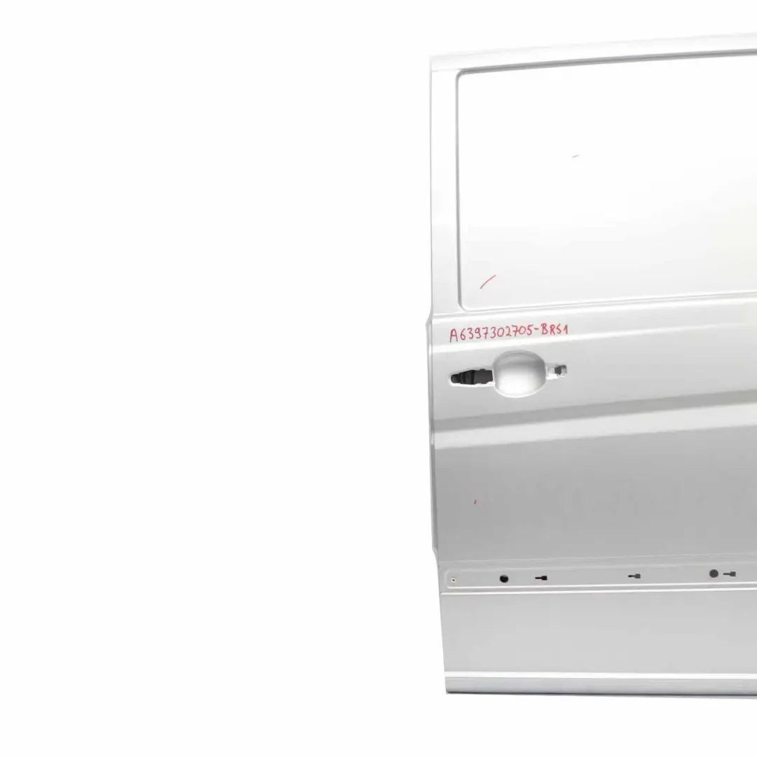 Sliding Door Rear Left N/S Brilliant Silver Metallic - 9744 to Mercedes Vito W639 with Part number A6397302705 Mercedes Vito W639 Sliding Door Rear Left N/S Brilliant Silver Metallic - 9744 - SKU A6397302705-BRS1 - Part number A6397302705