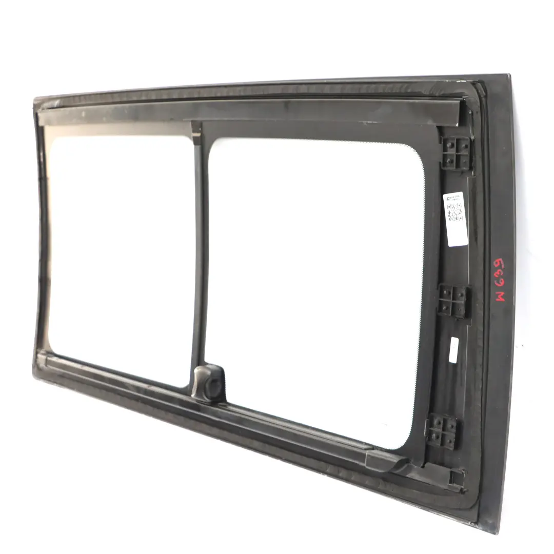 Mercedes Vito W639 Side Window Right O/S Sliding Door Glass AS2 A6397350109 - SKU A6397350109-1 - Part number A6397350009