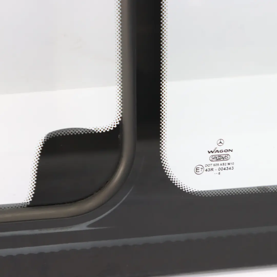 Ventana lateral derecha Puerta Cristal AS2 A6397350109 para Mercedes Vito W639 con número de pieza A6397350009 Mercedes Vito W639 Ventana lateral derecha Puerta Cristal AS2 A6397350109 - SKU A6397350109-1 - Número de pieza A6397350009