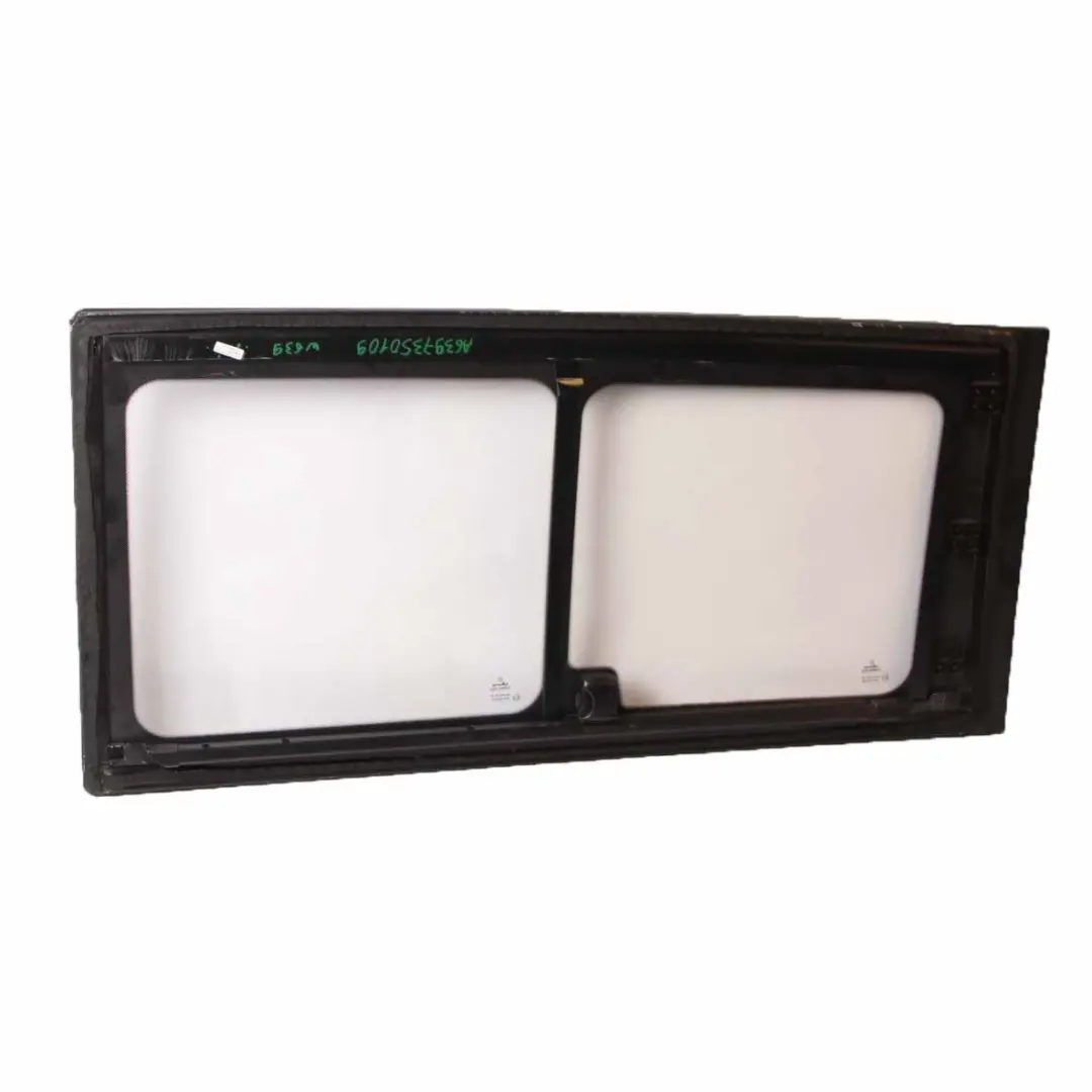 Side Window Right O/S Sliding Door Glass AS2 to Mercedes Vito W639 with Part number A6397350009 Mercedes Vito W639 Side Window Right O/S Sliding Door Glass AS2 - SKU A6397350109 - Part number A6397350009