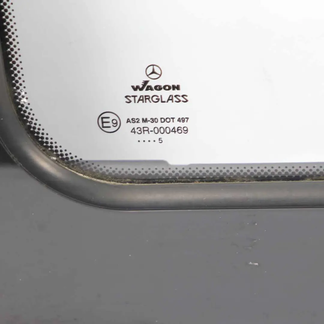 Mercedes Vito W639 Side Window Right O/S Sliding Door Glass AS2 - SKU A6397350109 - Part number A6397350009